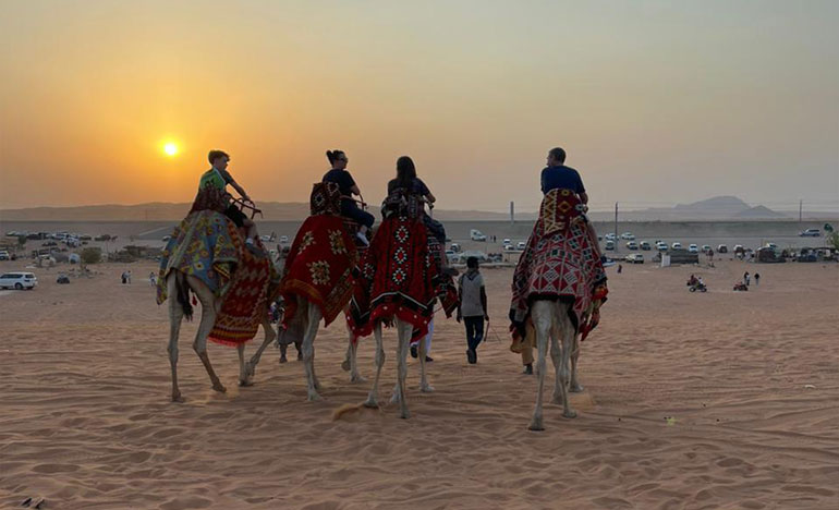 camel trekking riyadh