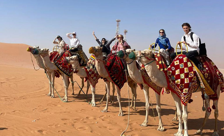 camel trekking riyadh