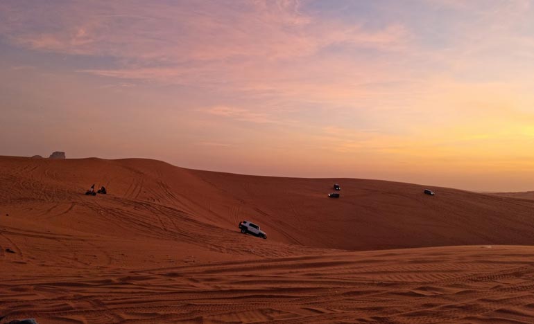 evening desert safari riyadh