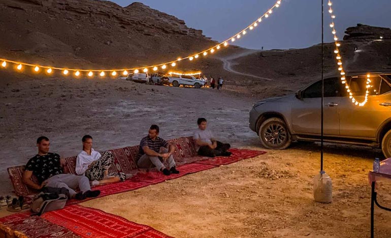 evening desert safari riyadh