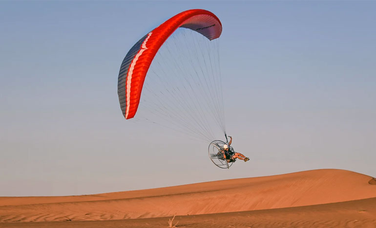 paramotor flying tour riyadh