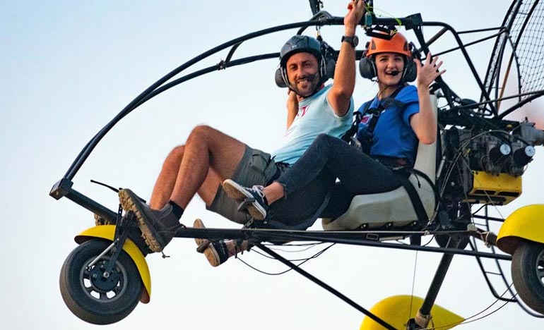paramotor flying tour riyadh