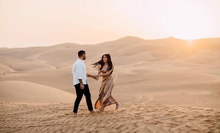 private romantic dune dinner riyadh
