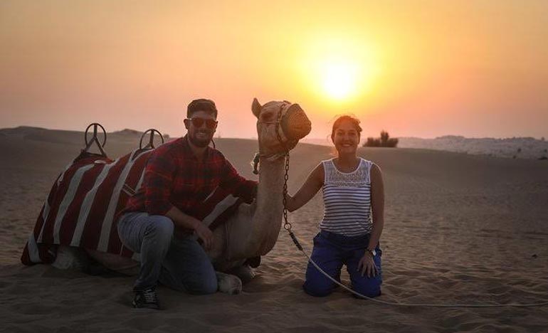 private romantic dune dinner riyadh